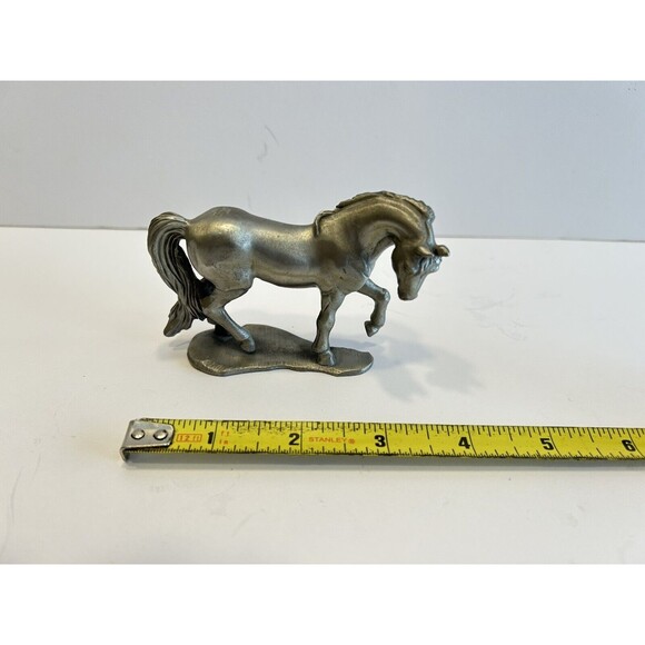 Vintage Horse ~2" Rawcliffe Fine Pewter Figurine 1981 ~U.S.A.~ P. Davis - Picture 6 of 7